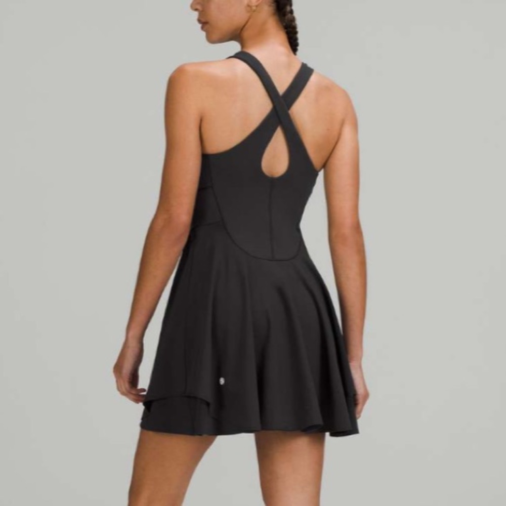 lululemon athletica Black High-Neck Racerback Mini Dress - Picture 2 of 5